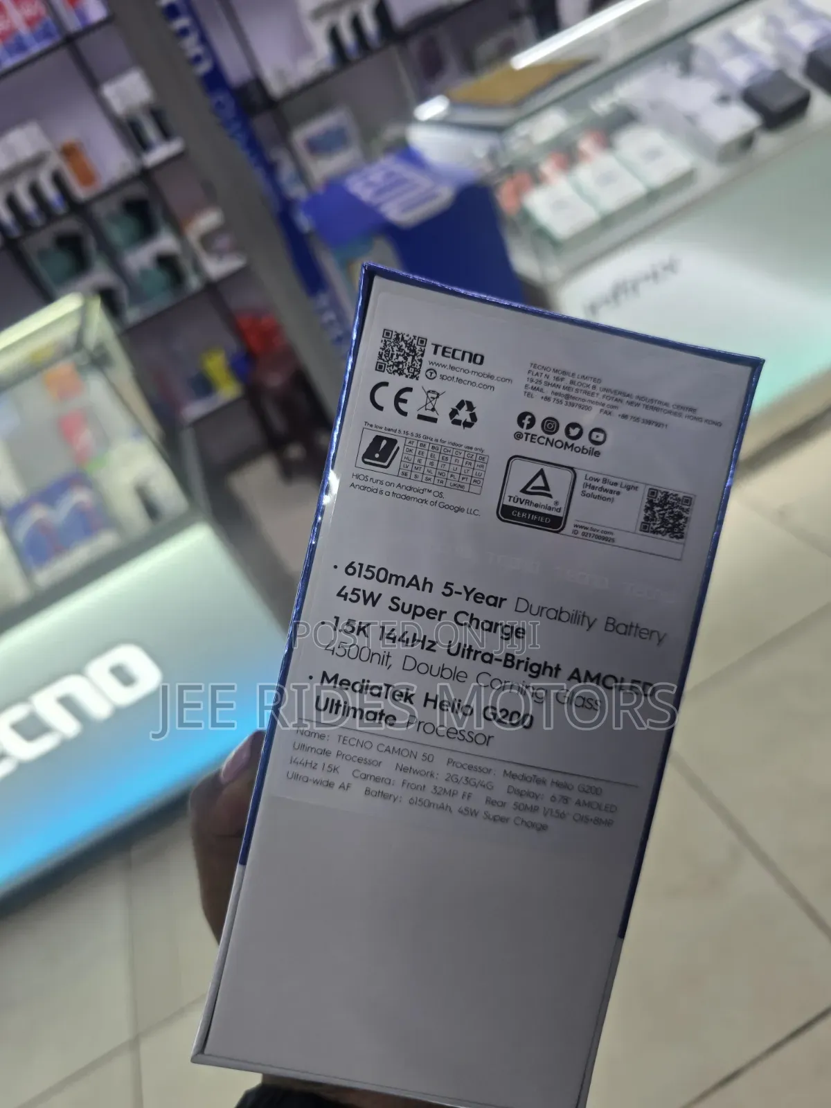 New Tecno Camon 50 256 GB Green