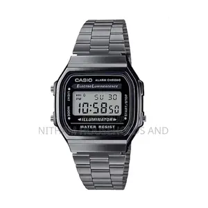 Casio A168wgg 1bdf Vintage Digital Watch