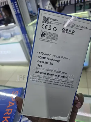 New Tecno Spark 50 128 GB Black