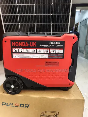 Brand New Honda 6.6kw 8kva Portable Silent Keystart Petrol Generator