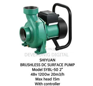 Shiyuan Brushless Dc Surface Pump48v 1200w 20m3/Hmax Head 15m