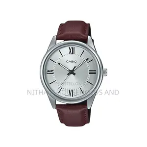 Casio MTP V005l 7b5udf Leather Analog Watch for Men