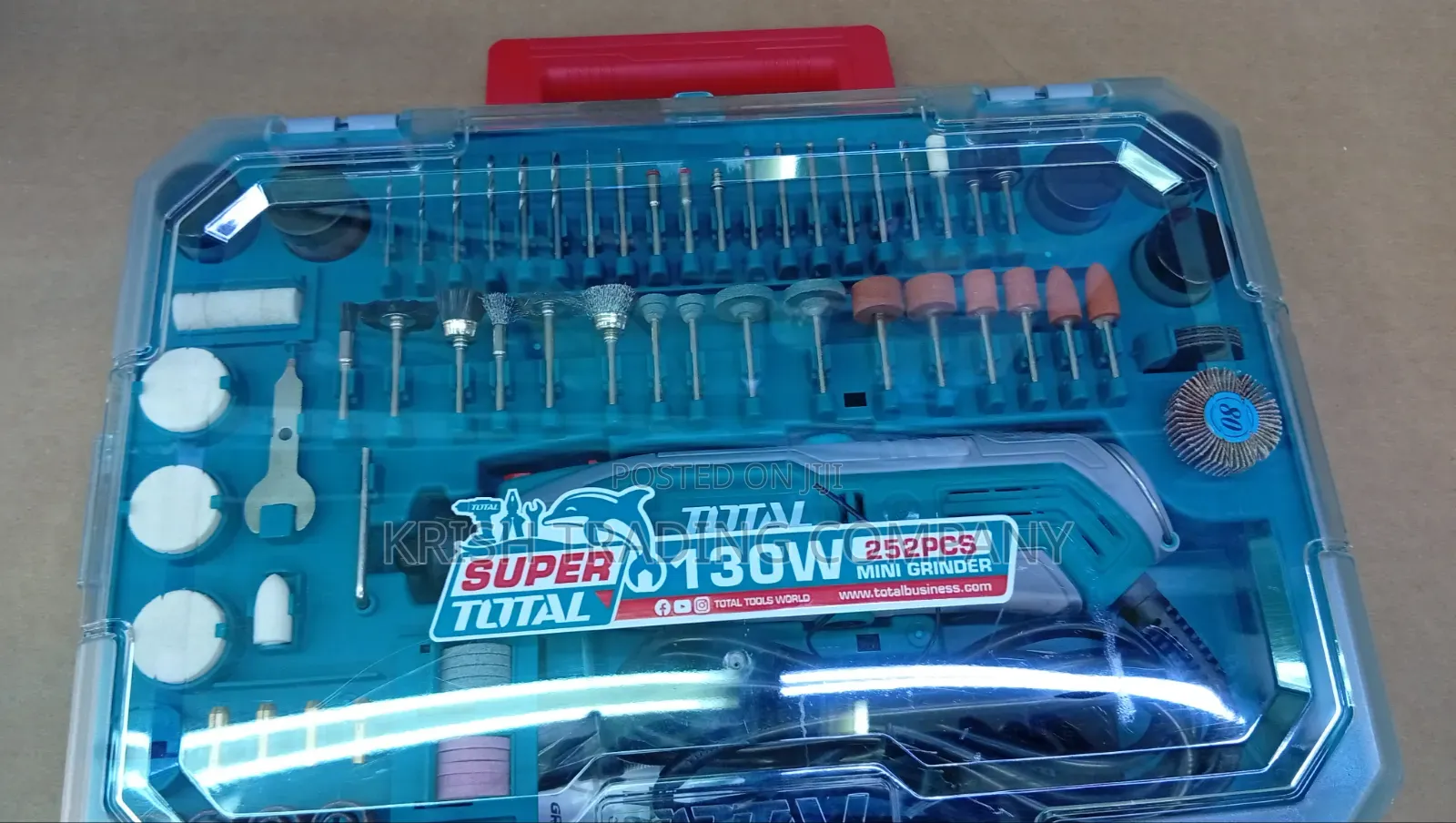 Total 252pcs Mini Grinder Accessories Set