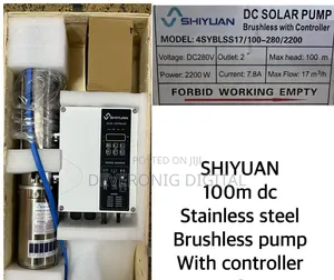 Shiyuan Stainless Steel Brushless Water Pump With Controller