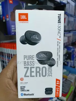 JBL Tune 130nc True Wireless Noise Cancelling in-Ear Earbuds in Black