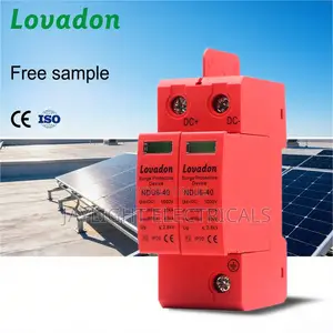 1000v 2p SPD Dc Lightning Arrester Solar Surge Protector