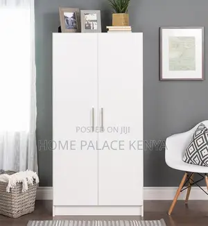 Wardrobe: Double Door Compact Bedroom Storage