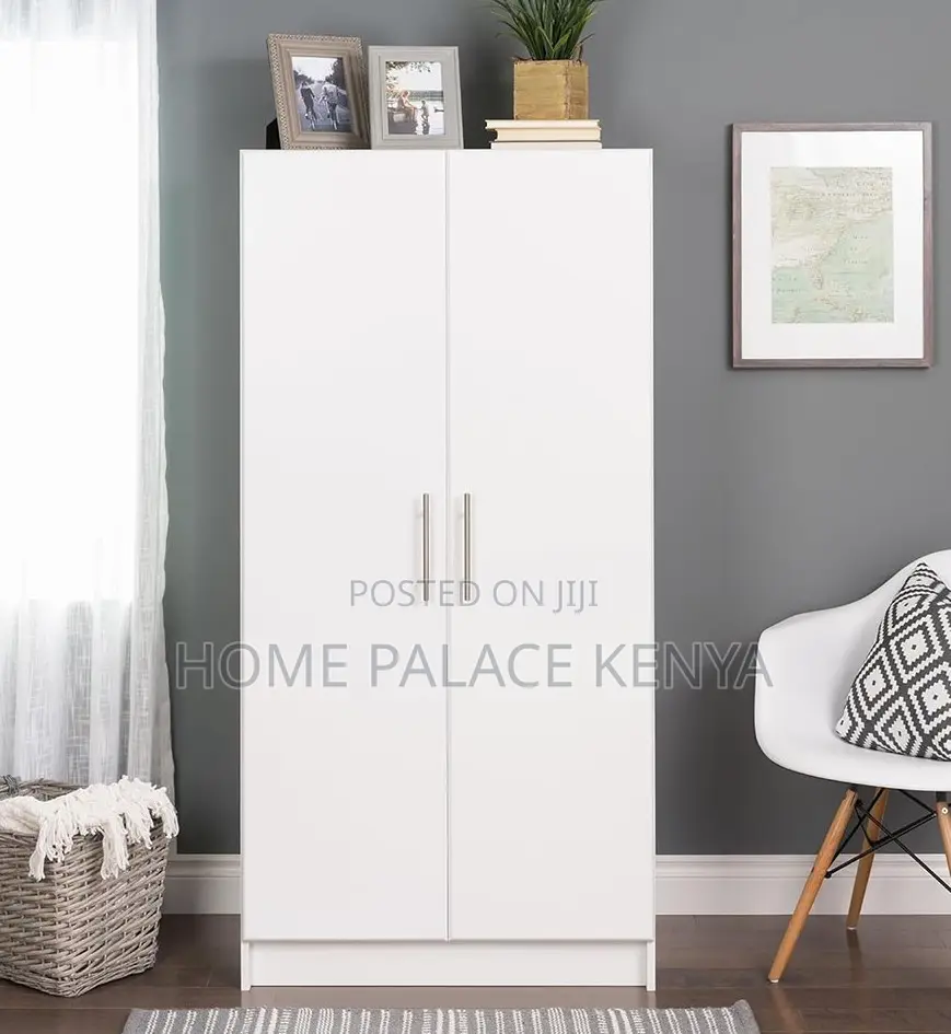 Wardrobe: Double Door Compact Bedroom Storage