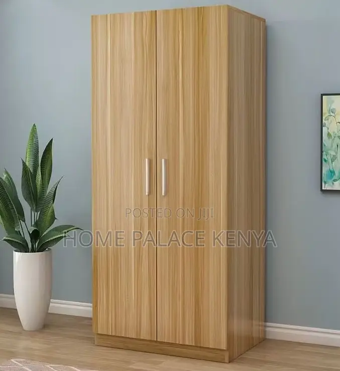 Wardrobe: Double Door Compact Bedroom Storage