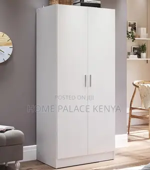Wardrobe: Double Door Compact Bedroom Storage