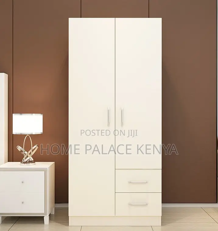 Wardrobe: Double Door Compact Bedroom Storage