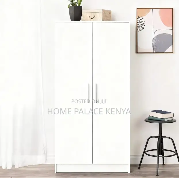 Wardrobe: Double Door Compact Bedroom Storage