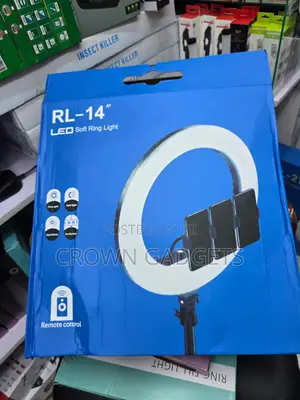 Rl-14 Photography Ring Light Kit With 360° Phone Mount