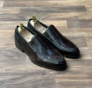 Black/ Tan Brown Brioni Leather Official Loafers Size 40-46