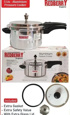 Redberry 5l Heavy Aluminium Pressure Cooker