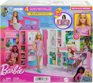 Barbie Getaway Doll House With Barbie Doll