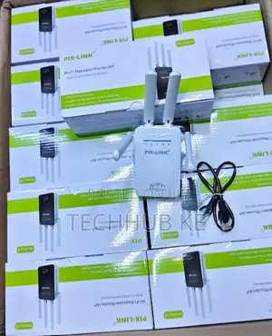 Wireless N Wifi Repeater | Pix-Link Range Extender With 4 Antennas