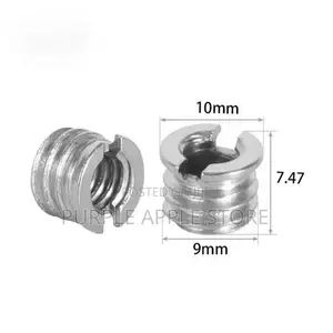 Standard 1/4′′ Female to 3/8′′ Male Screw Adapter