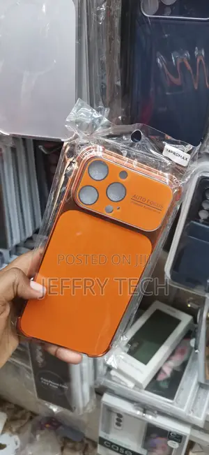 iPhone 16 Pro Max Orange Protective Phone Case