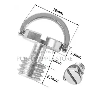 3/8′′ Thread Camera Mounting Screw – Stainless Steel