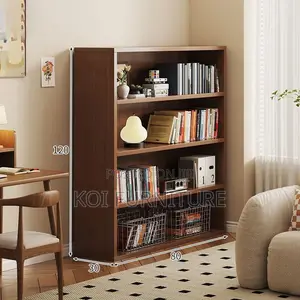 Storage Unit; 3-Tier Wooden Bookcase Storage Cabinet