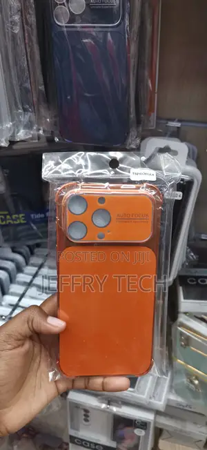 iPhone 17 Pro Max Glossy Orange Case