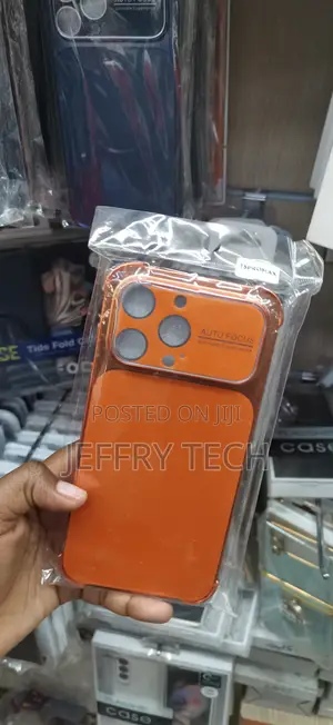 iPhone 17 Pro Max Glossy Orange Case