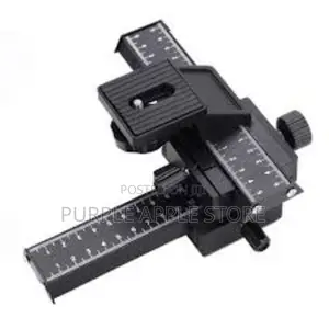 4-Way Macro Focusing Rail Slider – Tripod Camera Mount