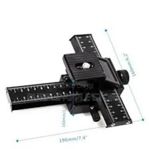 4-Way Macro Focusing Rail Slider – Tripod Camera Mount