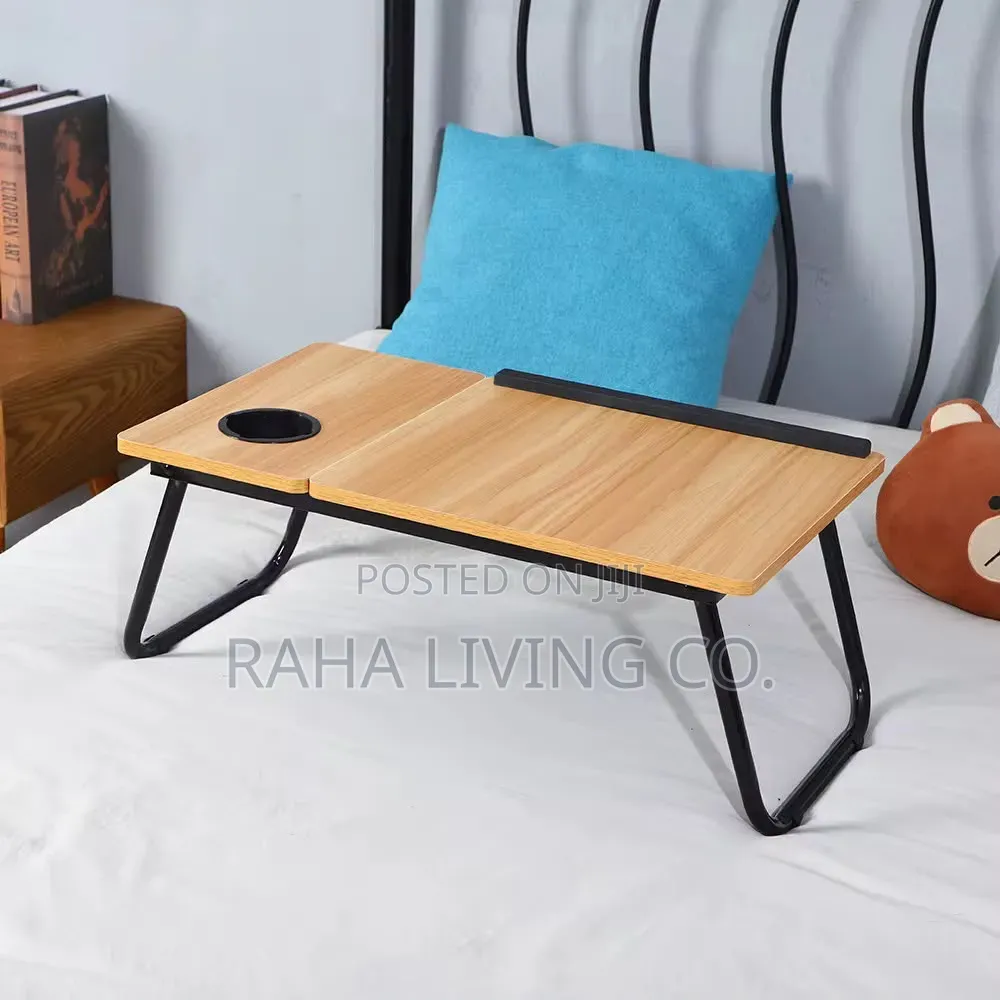 Adjustable Folding Laptop Table Stand | Bed Sofa Use