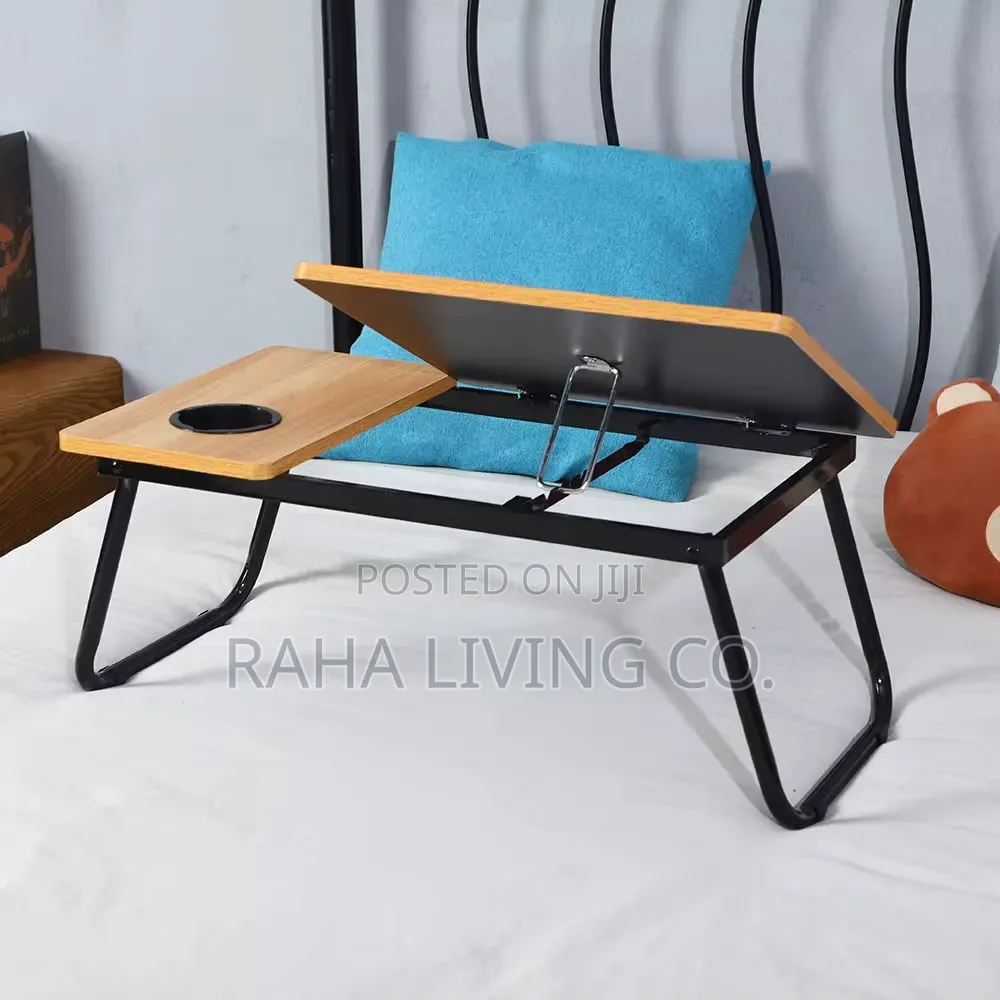 Adjustable Folding Laptop Table Stand | Bed Sofa Use