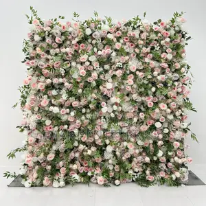 Garden Roses Wall Backdrop Outdoor Indoor