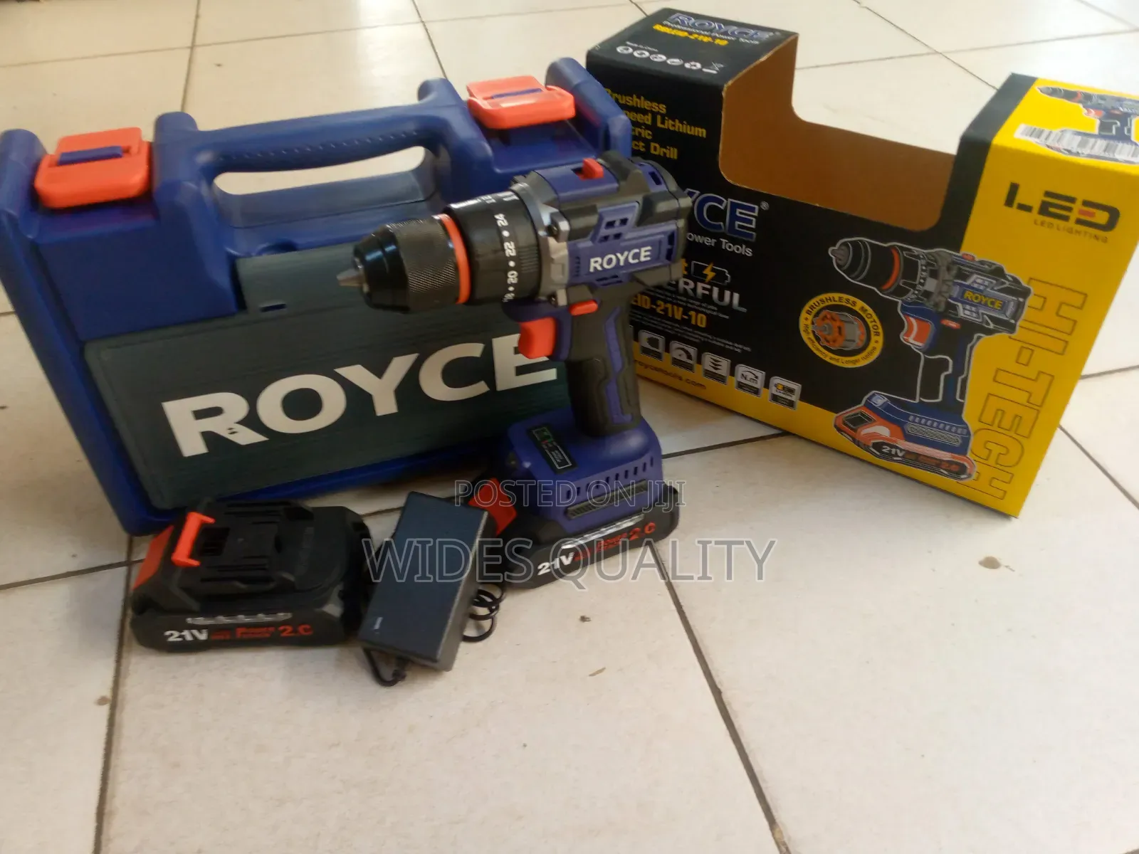 Royce 21v Cordless Drill / Brushless Cordless Drill