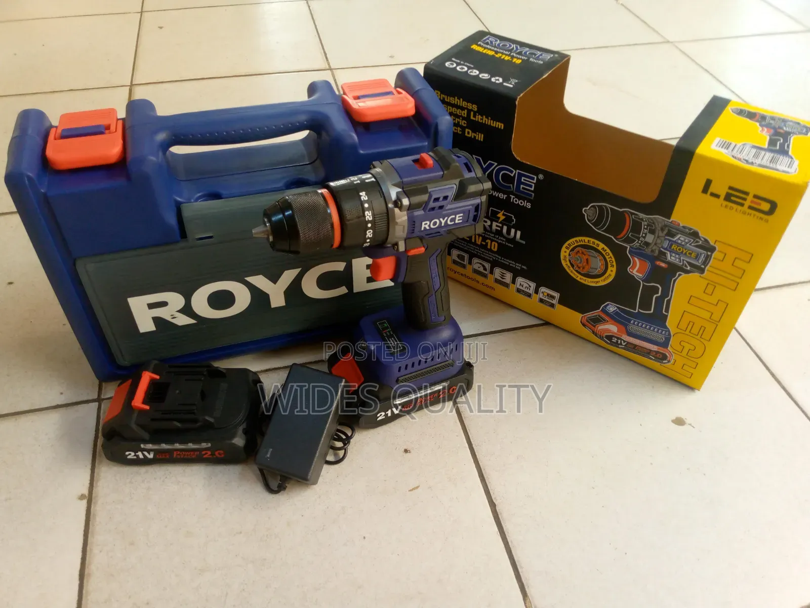 Royce 21v Cordless Drill / Brushless Cordless Drill