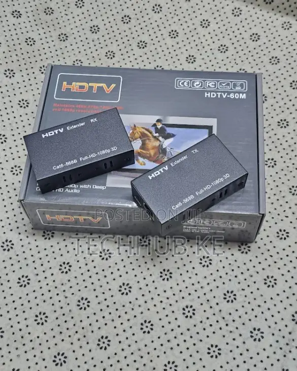 Hdmi Extender Over Network Cable 60m Full Hd Video Extension Kit