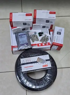 Hikvision 4 1080p 2mp CCTV Cameras Full System Kit With 500gb Harddisk