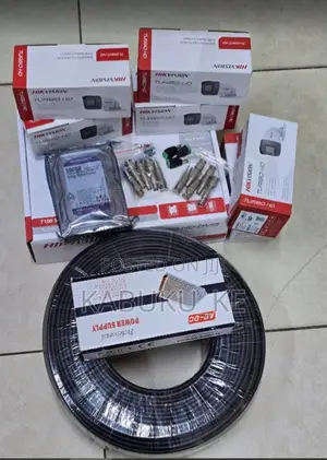 Trusted Brand 4 Hikvision 1080p Hd CCTV Cameras Complete System Kit