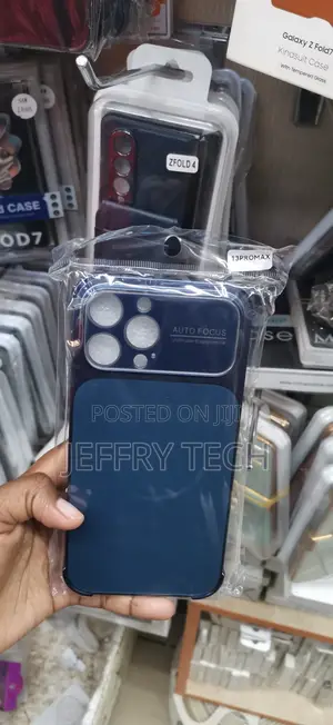 iPhone 13 Pro Max Blue Finish Hard Acrylic Shield Case