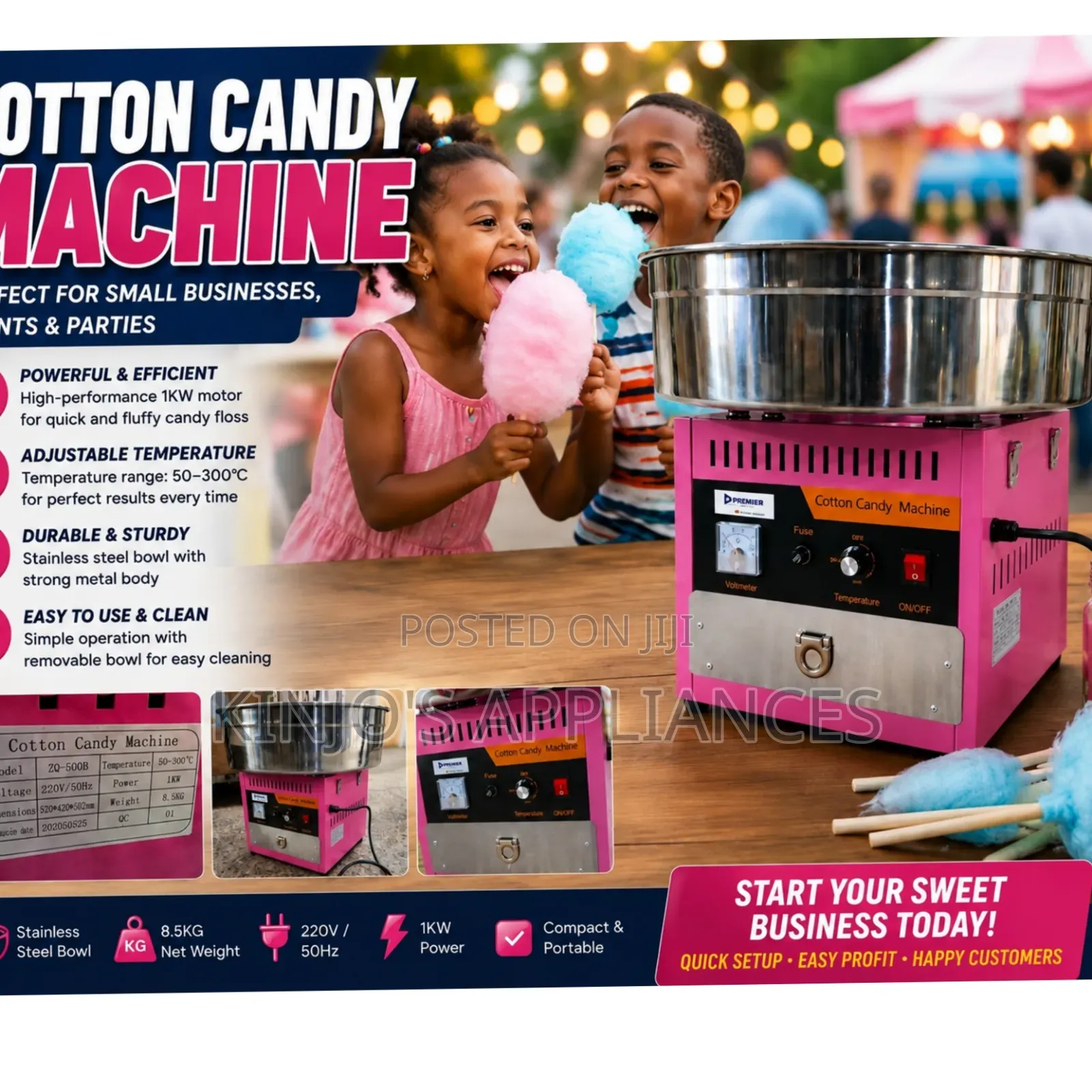 Premier Cotton Candy Machine