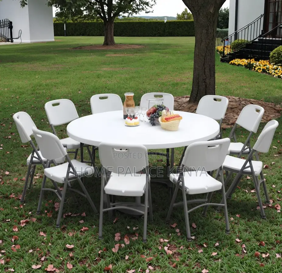 Outdoor Table: Heavy Duty Plastic Wedding Table With Sturdy Frame