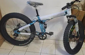 Fat Tire Folding Bike 26-Inch With Full Suspension