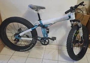 Fat Tire Folding Bicycle 26-Inch With Full Suspension