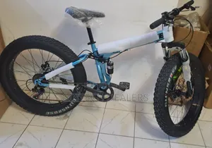 Fat Tire Folding Bike Size 26-Inch With Full Suspension