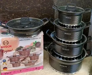 Bosch 10-Piece Non-Stick Cookware Collection With Matching Lid Covers