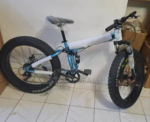 Fashion Fat Tire Folding Bike Size 26-Inch With Full Suspension