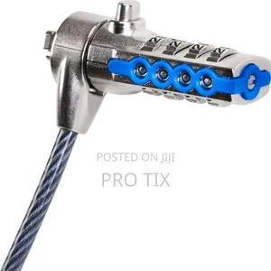 Targus Defcon T-Lock Resettable Combination Cable Lock – Pa410e