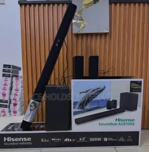 5.1ch - Dolby Audio Hisense 580w Wireless Subwoofer Soundbar Speaker