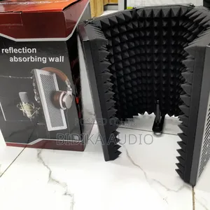 5-Panel Foldable Microphone Isolation Shield