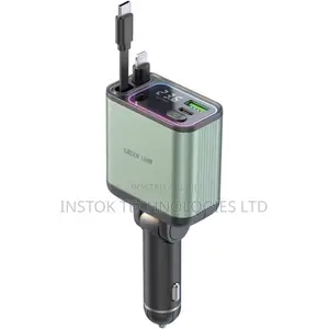 Green Lion 90w Retractable Car Charger