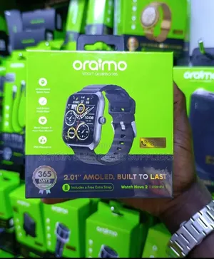Oraimo Watch Nova 2 2.01" Amoled Ip68 Curved Touchscreen Smart Watch